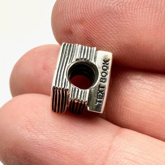 Pandora Study Stack of Books Charm 925 ALE Sterling Silver - Picture 3 of 3